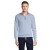 Men's Lands' End Bedford Regular-Fit Ribbed Quarter-Zip Pullover Sweater 1 Men's Lands' End Bedford Regular-Fit Ribbed Quarter-Zip Pullover Sweater -Stylish Men-Lands' End 4422815 Soft Blue Haze