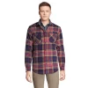 Men's Lands' End Traditional-Fit Rugged Flannel Button-Down Shirt 1 Men's Lands' End Traditional-Fit Rugged Flannel Button-Down Shirt -Stylish Men-Lands' End 4423080 Navy Red Plaid