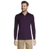 Men's Lands' End Soft Supima Polo -Stylish Men-Lands' End 4423098 Blackberry