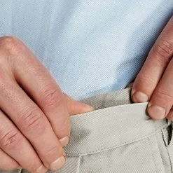 Men's Lands' End Comfort Waist 9-inch No-Iron Pleated Chino Shorts -Stylish Men-Lands' End 4545456 ALT5