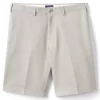 Men's Lands' End Classic-Fit 9-inch No-Iron Chino Shorts -Stylish Men-Lands' End 4545462 Light Stone