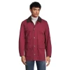 Men's Lands' End Tall Barn Coat -Stylish Men-Lands' End 4547417 Rich Burgundy