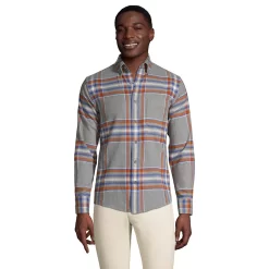 Men's Lands' End Slim-Fit Flagship Flannel Shirt