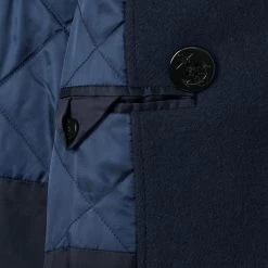 Men's Lands' End Wool-Blend Double-Breasted Peacoat 8 Men's Lands' End Wool-Blend Double-Breasted Peacoat -Stylish Men-Lands' End 4550758 ALT2