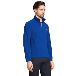Men's Lands' End Fleece Quarter-Zip Pullover -Stylish Men-Lands' End 4550765 ALT2