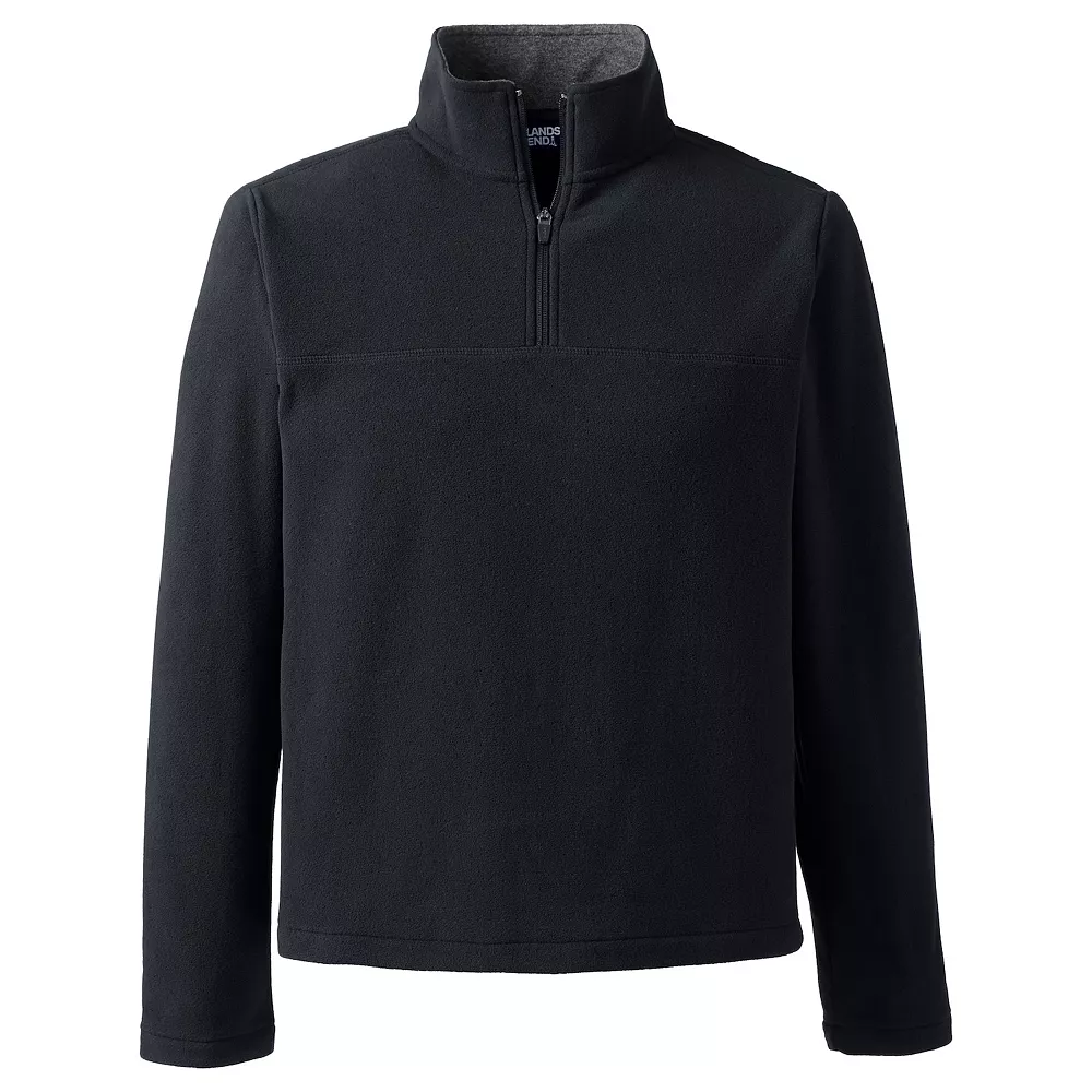 Big & Tall Lands' End Fleece Quarter-Zip Pullover 3 Big & Tall Lands' End Fleece Quarter-Zip Pullover