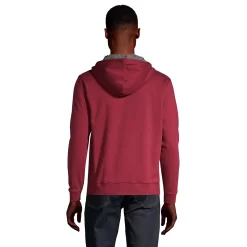 Big & Tall Lands' End Serious Sweats Full-Zip Sherpa Hoodie -Stylish Men-Lands' End 4552004 ALT