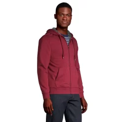 Big & Tall Lands' End Serious Sweats Full-Zip Sherpa Hoodie -Stylish Men-Lands' End 4552004 ALT2