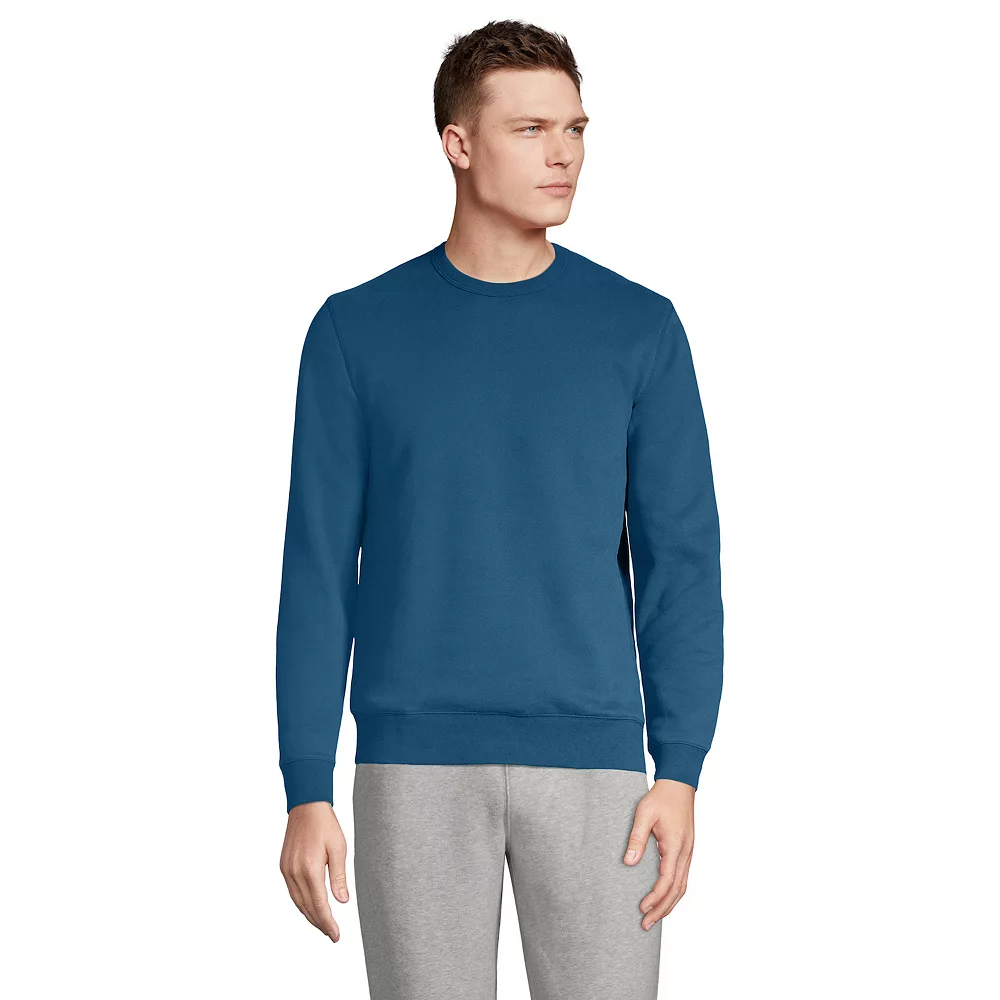 Men's Lands' End Serious Sweats Crewneck Sweatshirt 3 Men's Lands' End Serious Sweats Crewneck Sweatshirt