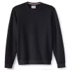 Big & Tall Lands' End Serious Sweats Crewneck Sweatshirt -Stylish Men-Lands' End 4552010 Black