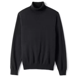 Big & Tall Lands' End Classic-Fit Fine-Gauge Supima Cotton Turtleneck