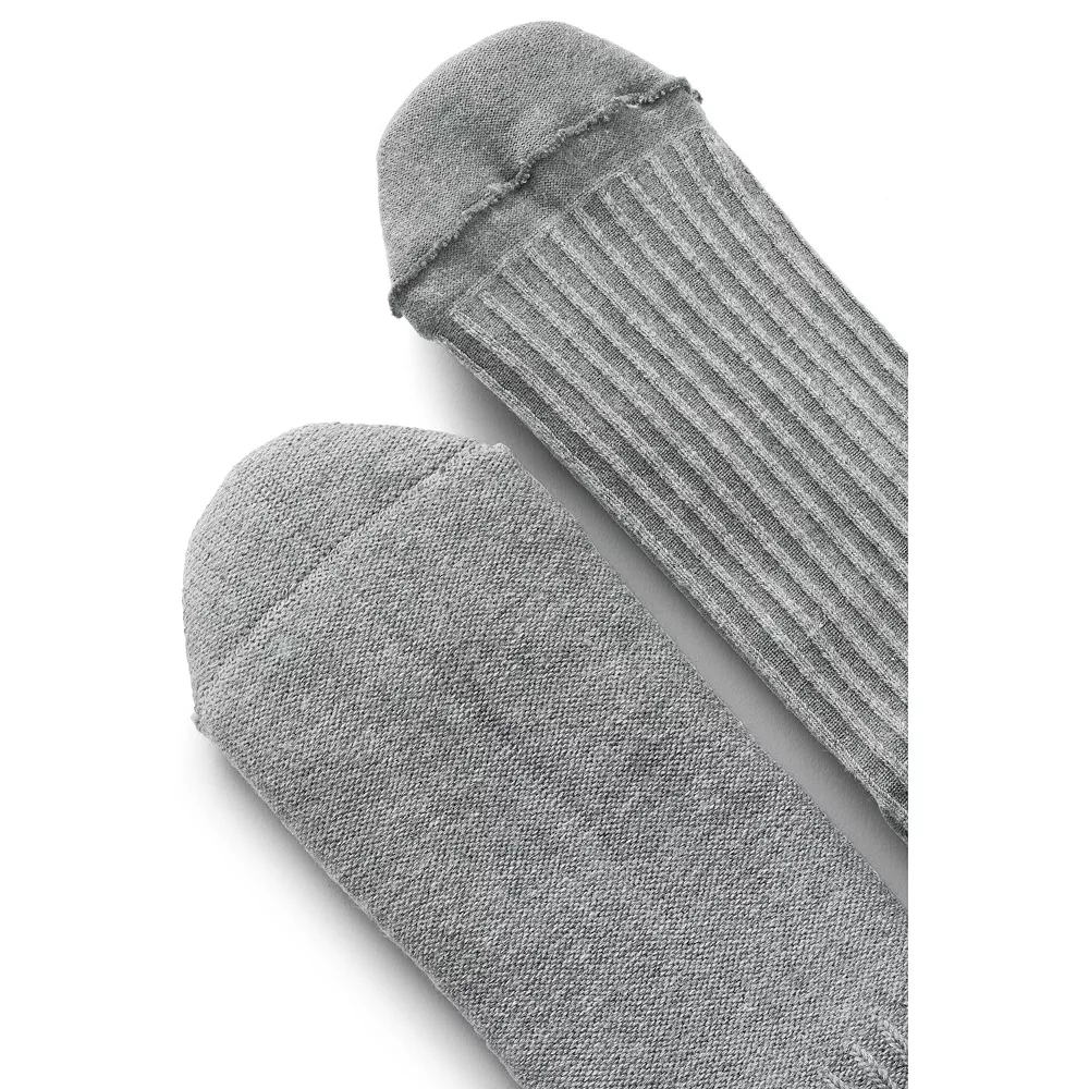 Men's Lands' End Seamless Toe Cotton 3-Pack Crew Socks 4 Men's Lands' End Seamless Toe Cotton 3-Pack Crew Socks - Image 2
