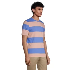 Men's Lands' End Super-T Striped Tee -Stylish Men-Lands' End 4553951 ALT2