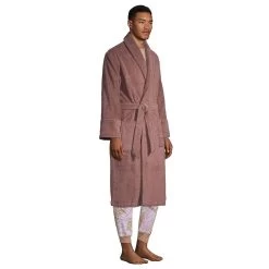 Men's Lands' End Calf-Length Turkish Terry Robe -Stylish Men-Lands' End 4555496 ALT2