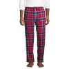 Big & Tall Lands' End Flannel Pajama Pants -Stylish Men-Lands' End 4555501 Red Plaid