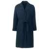 Men's Lands' End Flannel Robe -Stylish Men-Lands' End 4555502 Radiant Navy