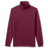 Big & Tall Lands' End Super Soft Supima Turtleneck 1 Big & Tall Lands' End Super Soft Supima Turtleneck -Stylish Men-Lands' End 4555556 Rich Burgundy
