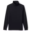 Men's Lands' End Super Soft Supima Turtleneck 1 Men's Lands' End Super Soft Supima Turtleneck -Stylish Men-Lands' End 4555798 Black