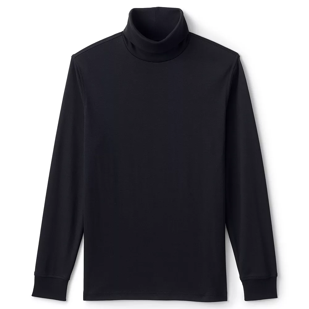 Men's Lands' End Super Soft Supima Turtleneck 3 Men's Lands' End Super Soft Supima Turtleneck