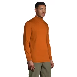 Lands' End Men's Super Soft Supima Mock Turtleneck 7 Lands' End Men's Super Soft Supima Mock Turtleneck -Stylish Men-Lands' End 4555843 ALT2