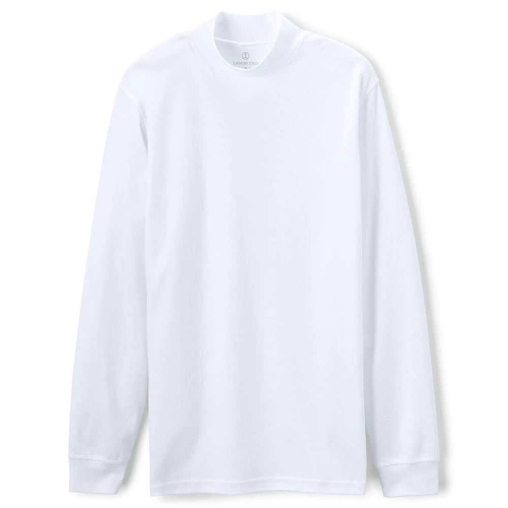 Lands' End Men's Super Soft Supima Mock Turtleneck 3 Lands' End Men's Super Soft Supima Mock Turtleneck