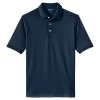 Men's Lands' End Super Soft Supima Polo -Stylish Men-Lands' End 4560900 Radiant Navy