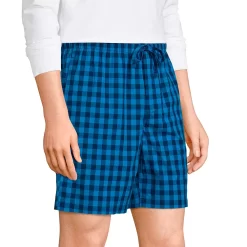 Men's Lands' End Broadcloth Pajama Sleep Shorts -Stylish Men-Lands' End 4561220 ALT2