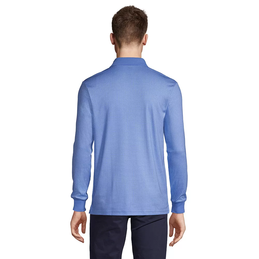 Big & Tall Lands' End Classic-Fit Jacquard Super Soft Supima Polo 4 Big & Tall Lands' End Classic-Fit Jacquard Super Soft Supima Polo - Image 2