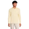 Big & Tall Lands' End Classic-Fit Super Soft Supima Pocket Polo -Stylish Men-Lands' End 4561438 Golden Candle Light