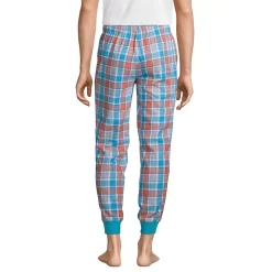 Big & Tall Lands' End Plaid Flannel Jogger Pajama Sleep Pants 6 Big & Tall Lands' End Plaid Flannel Jogger Pajama Sleep Pants -Stylish Men-Lands' End 4561558 ALT