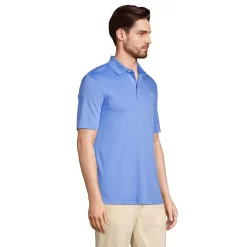 Big & Tall Lands' End Super Soft Supima Pocket Polo -Stylish Men-Lands' End 4561621 ALT2