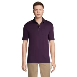 Big & Tall Lands' End Super Soft Supima Pocket Polo