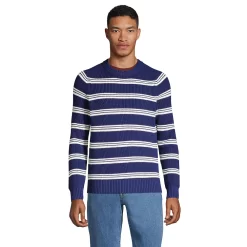 Big & Tall Lands' End Classic Drifter Shaker Sweater