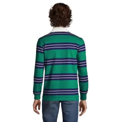 Men's Lands' End Striped Rugby Shirt -Stylish Men-Lands' End 4569486 ALT