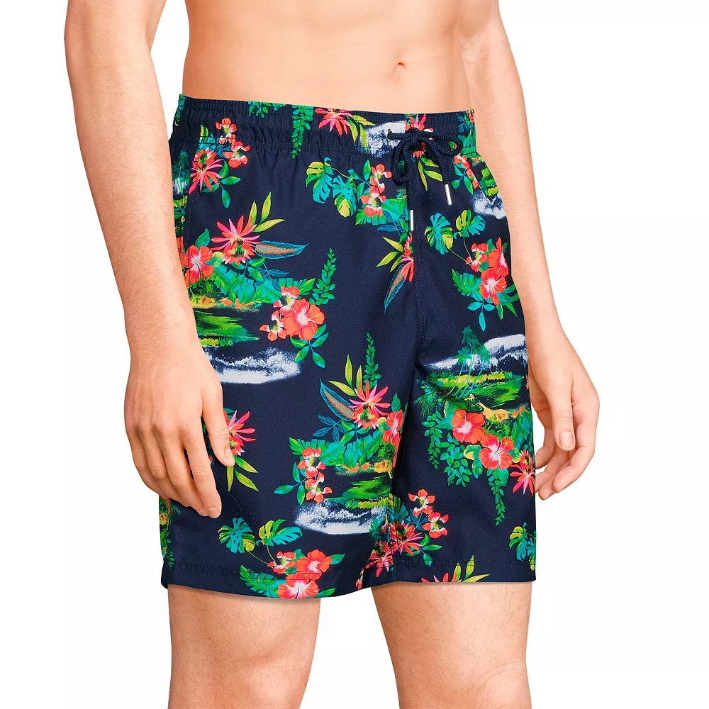 Men's Lands' End 8-inch Volley Swim Trunks 5 Men's Lands' End 8-inch Volley Swim Trunks - Image 3