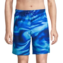 Men's Lands' End 8-inch Volley Swim Trunks