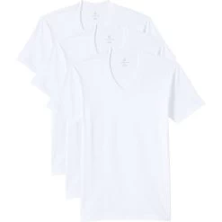 Men's Lands' End V-Neck Undershirt 3 Pack