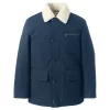 Men's Lands' End Sherpa Lined Barn Coat -Stylish Men-Lands' End 4614977 Radiant Navy