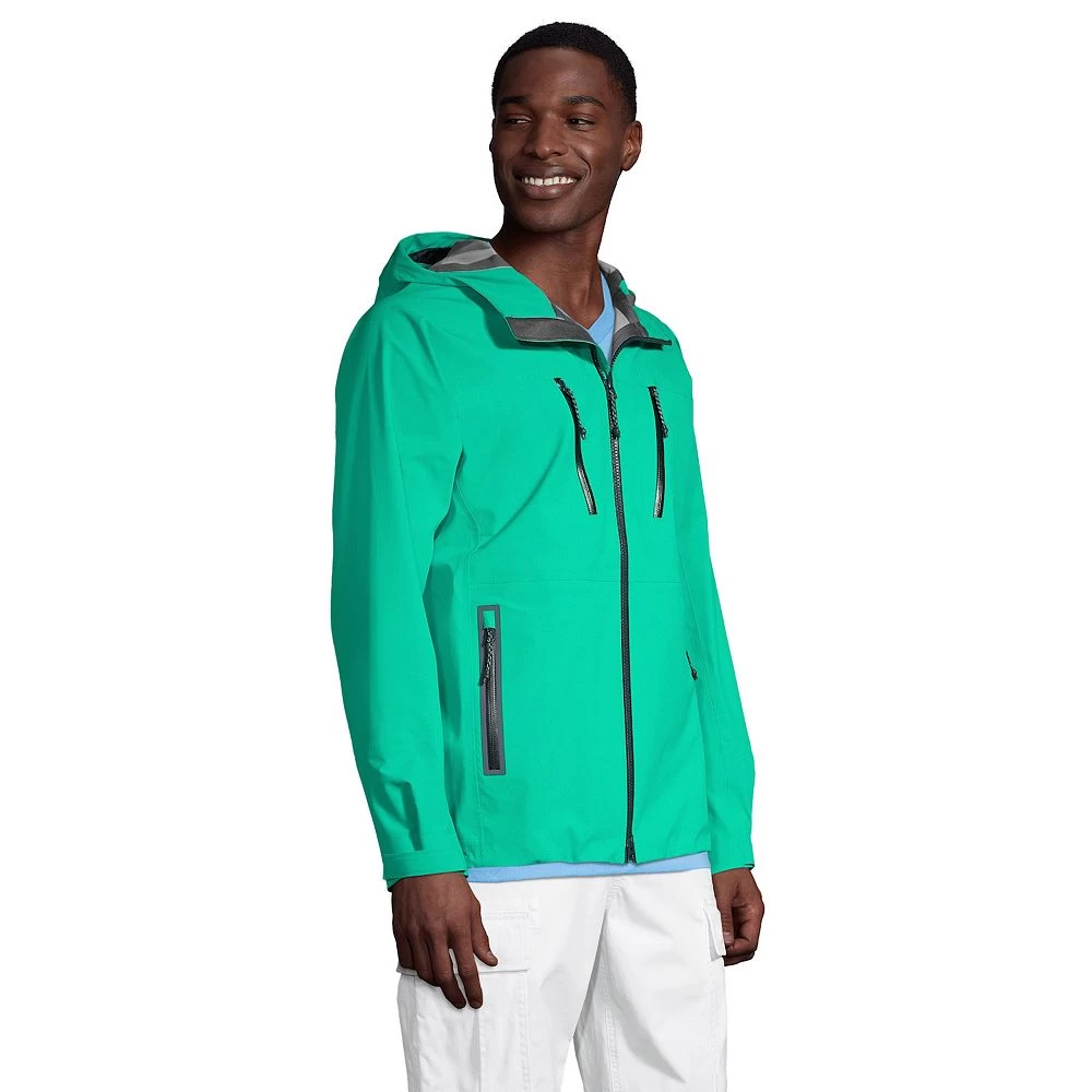 Big & Tall Lands' End Ultimate Waterproof Rain Jacket 4 Big & Tall Lands' End Ultimate Waterproof Rain Jacket - Image 2