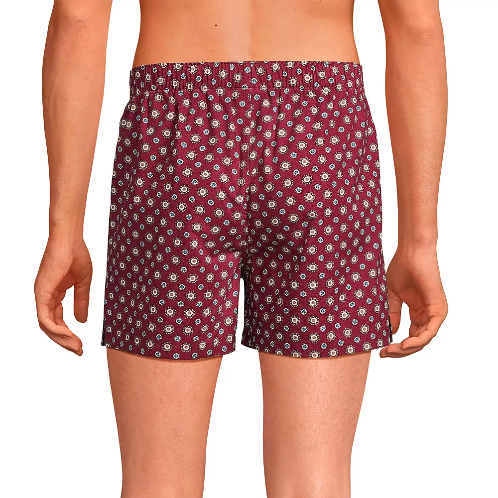 Men's Lands' End Broadcloth 3-Pack Boxers 5 Men's Lands' End Broadcloth 3-Pack Boxers - Image 3