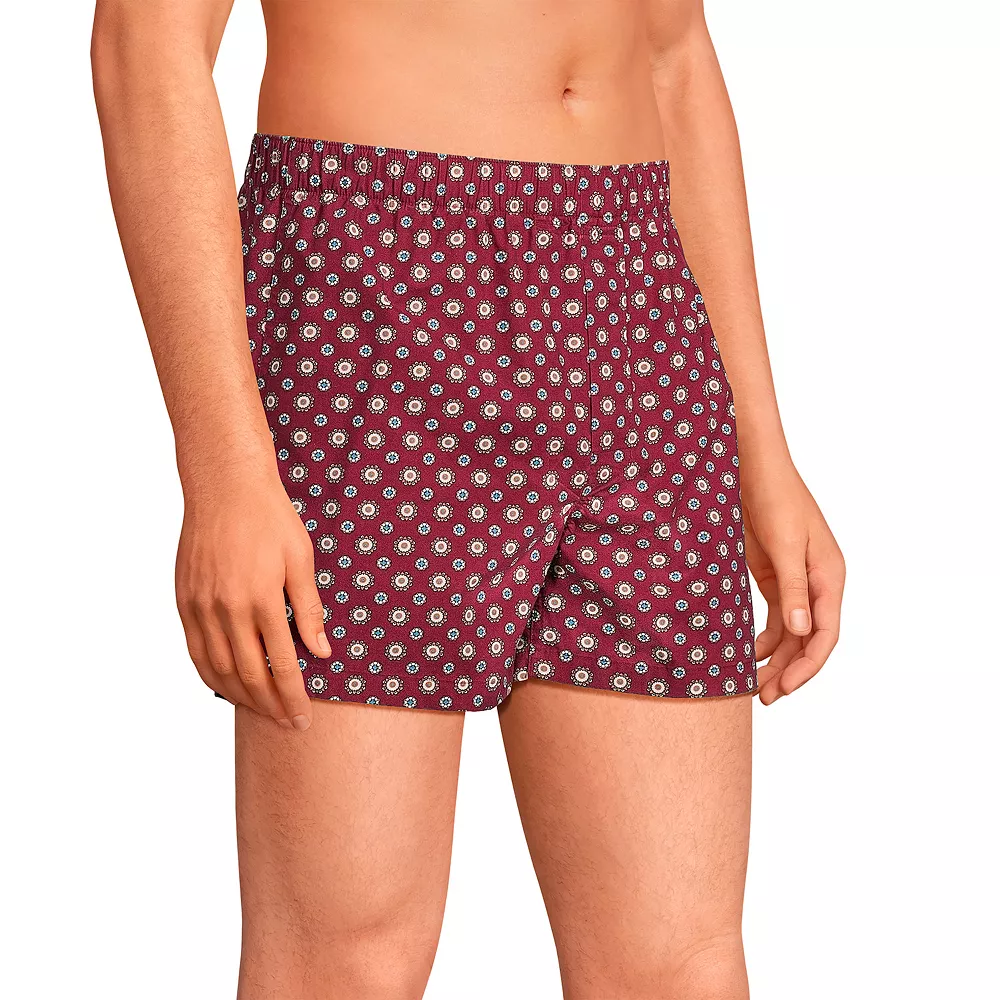 Men's Lands' End Broadcloth 3-Pack Boxers 6 Men's Lands' End Broadcloth 3-Pack Boxers - Image 4