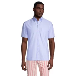 Men's Lands' End Classic-Fit Sail Rigger Oxford Button-Down Shirt