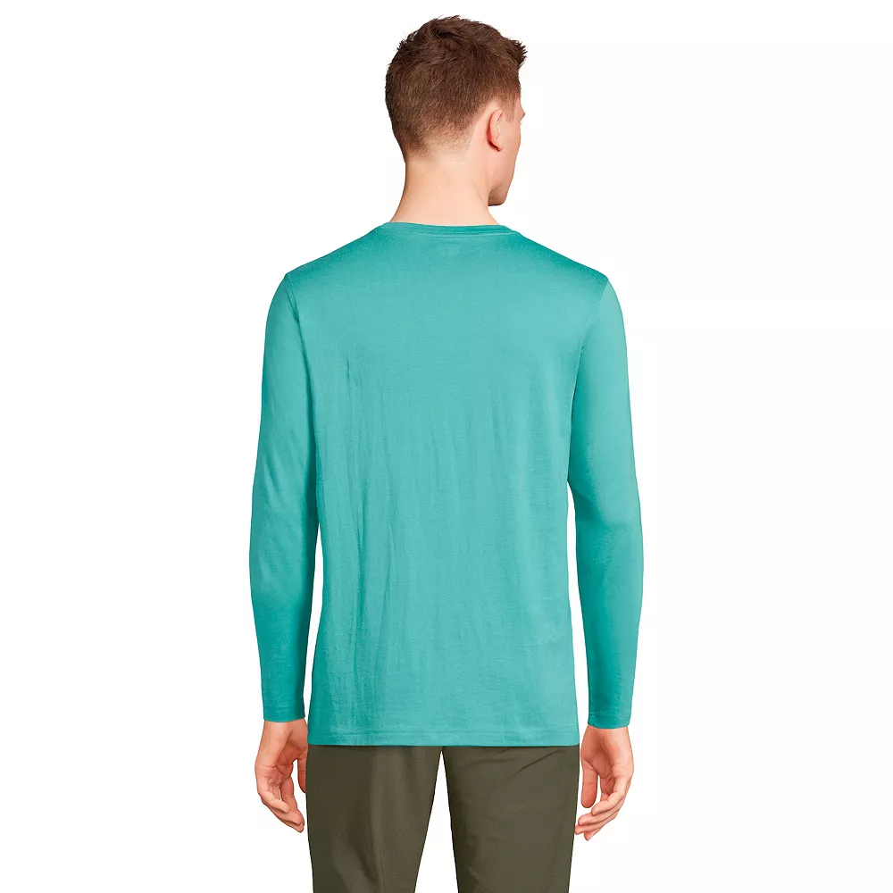 Men's Lands' End Classic-Fit Supima Tee 4 Men's Lands' End Classic-Fit Supima Tee - Image 2