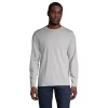 Men's Lands' End Classic-Fit Supima Tee -Stylish Men-Lands' End 5015818 Grey
