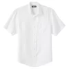 Men's Lands' End Traditional-Fit Linen Button-Down Shirt -Stylish Men-Lands' End 5015886 White