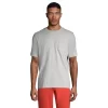 Big & Tall Lands' End Super-T Classic-Fit Pocket Tee -Stylish Men-Lands' End 5018500 Gray Heather