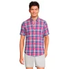 Big & Tall Lands' End Traditional-Fit Madras Button-Down Shirt 2 Big & Tall Lands' End Traditional-Fit Madras Button-Down Shirt -Stylish Men-Lands' End 5116668 Pink Blue Plaid