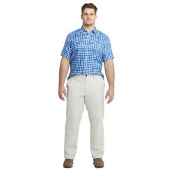 Big & Tall Lands' End Traditional Fit Linen Button-Down Shirt 9 Big & Tall Lands' End Traditional Fit Linen Button-Down Shirt -Stylish Men-Lands' End 5116671 ALT3