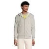 Men's Lands' End Serious Sweats French Terry Waffle-Lined Full-Zip Hoodie -Stylish Men-Lands' End 5238629 Gray Heather