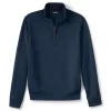 Big & Tall Lands' End Bedford Classic-Fit Ribbed Quarter-Zip Sweater -Stylish Men-Lands' End 5243252 Radiant Navy